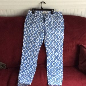 Vineyard Vines print skinny jeans